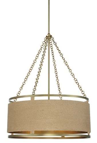 Minka Lavery 3866 Windward Passage 6 Light 27"W Pendant - Brass - Picture 1 of 12
