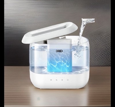 4L Humidifier for Bedroom   36H Runtime, 28dB Quiet, Easy Top Fill & Clean White
