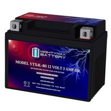 Mighty Max Battery YTX4L-BS SLA Replaces ATV TaoTao Cheetah TForce ATA Standard