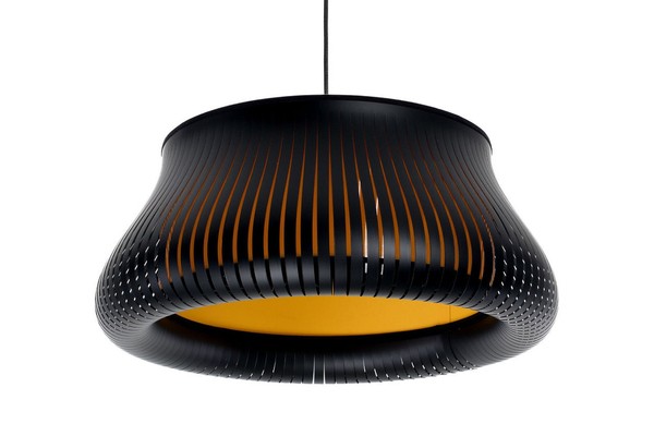 Pendelleuchte Esstisch Gold Schwarz Blendarm E27 Ø40 Cm HäNgelampe Esszimmer-image