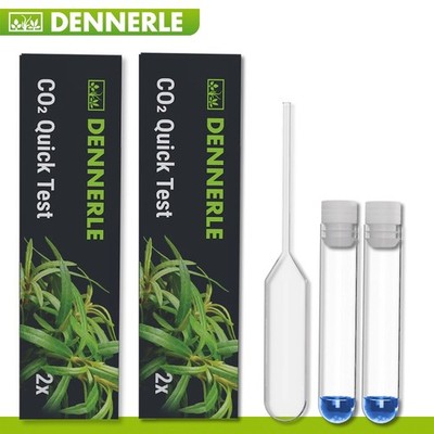 Dennerle 2 x CO² Quick Test Aquarium Kohlendioxid Aquaristik Fische Pflege CO2