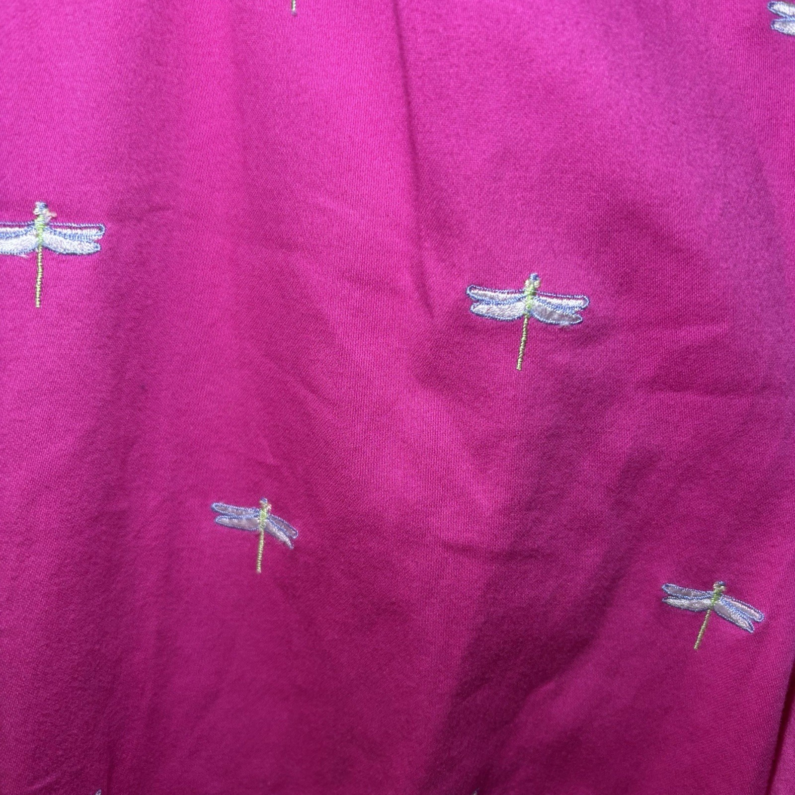 Pendleton Capri Pink Pants Dragonfly Colorful Fun… - image 3