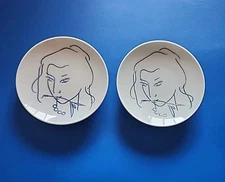 2 ROYAL COPENHAGEN - JOHANNES HEDEGAARD SMALL DISH #4451 MADE IN DENMARK  4 1/2"