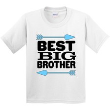 Inktastic Best Big Brother Youth T-Shirt Children Sibling New Expecting Little