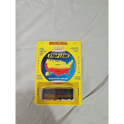 BronzSeal Fast Acting Stop Leak Alumaloy New Old Stock Bronze seal USA