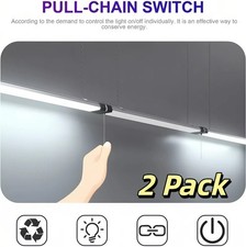 LED Shop Lights 100W 12000Lm Linkable Store Garage Utility Light Fixture 5000K