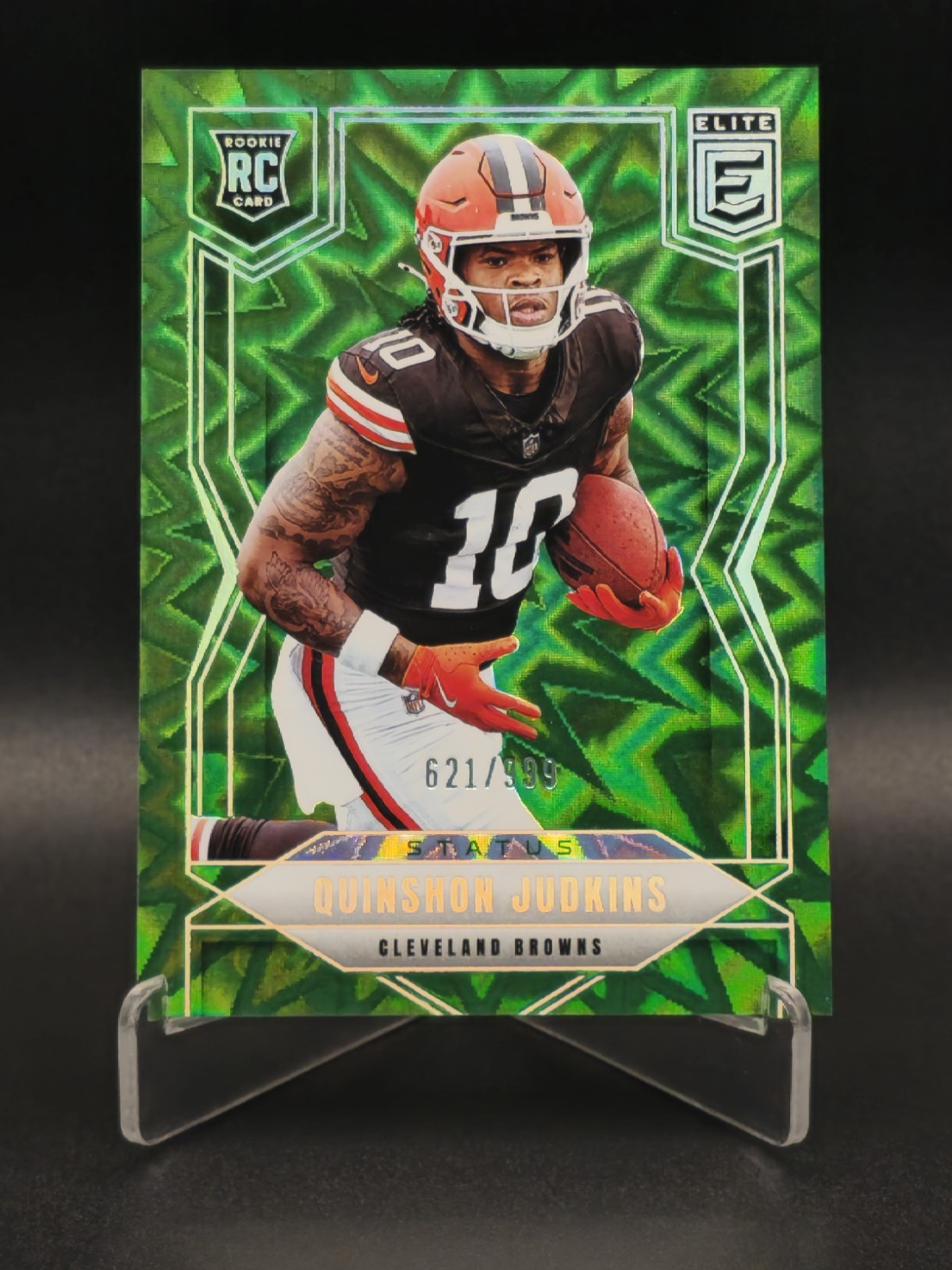 2025 Panini Donruss Elite - Rookies Quinshon Judkins #121 Status Explosion /999