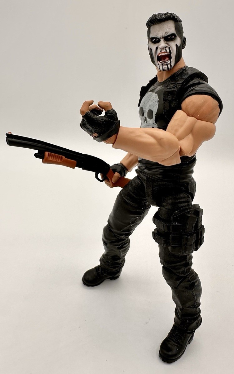 Custom Punisher Skull Face Head Only for 6” figure 1:12 Marvel