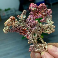 52G Rare!! iridescent Native Copper crystal mineral specimen