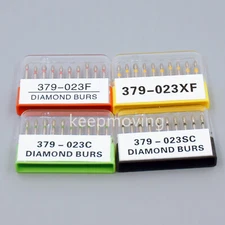 Dental Endodontic Diamond Burs FG Egg Football 379 High Speed SUPÉR Multi-Use