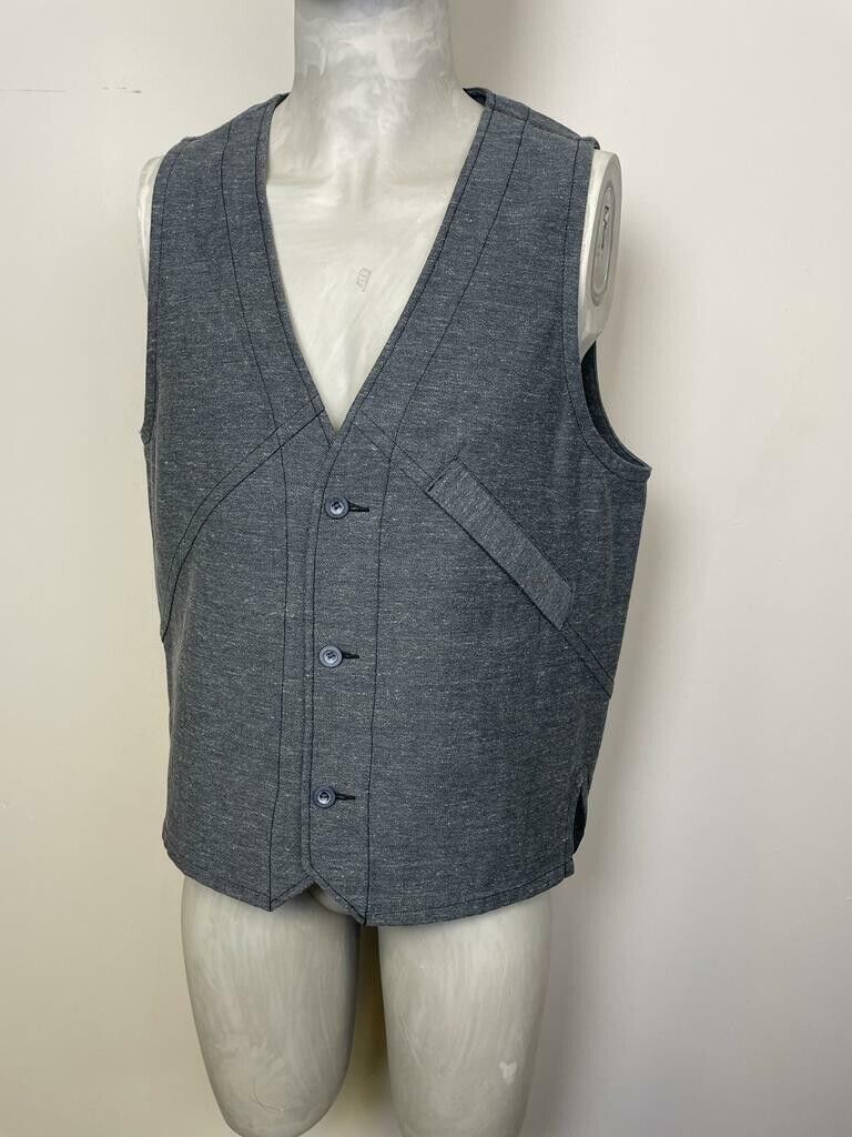 TIMBERLAND MEN'S GRAY FULL ZIP VEST JACKET 7510J-532 SIZE TIMBERLAND MEN'S GRAY FULL ZIP VEST JACKET 7510J-532 SIZE