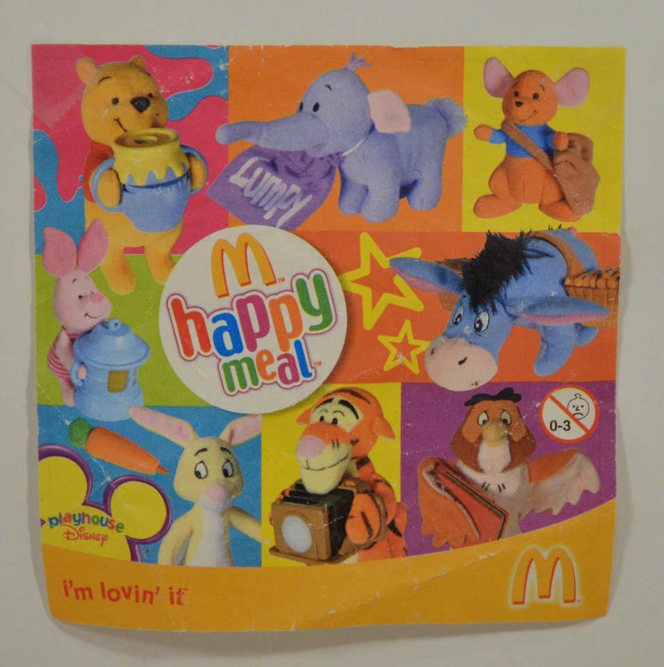 Figura de peluche Tigger 2005 5" McDonald's Europa Playhouse Disney Winnie the Pooh Foto 4 de 4