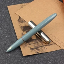 Hero 616S Classic Fountain Pen Iridium EF 0.38mm Nib Metal Clip Writing Pen Blue