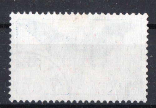 Schweiz Flugpost 1924, MiNr. 189z I b (dunkelblau), geriffelt - Bild 2 von 2