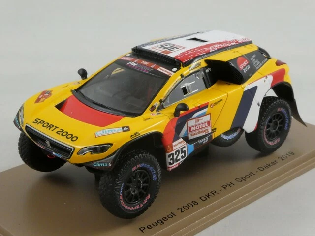 1 43 Spark Peugeot 2008 DKR #325 Dakar Rallye Lachaume/polato 2019