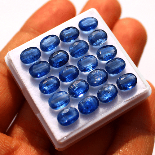 6 Pcs Natural Blue Kyanite Untreated 8mmx6mm Oval Cut Calibrated Gemstones Lot - Picture 8 of 12