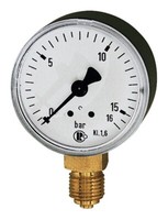 "Riegler Manometer Stehend 50 Mm 0-16 Bar G1/4\" - 101696"