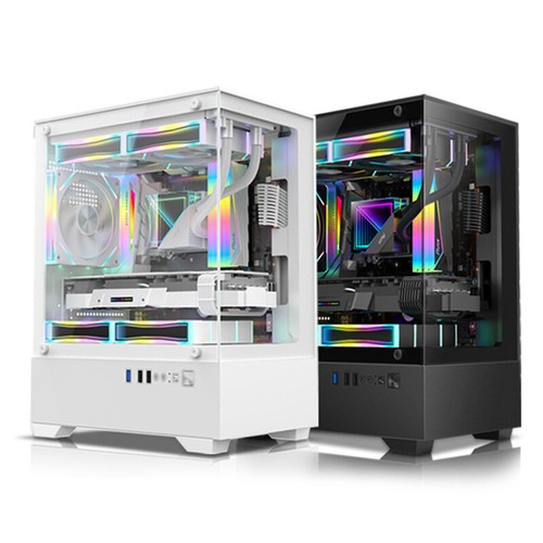 Tour de boîtier d'ordinateur en verre transparent à 270 degrés pour m - ATX ITX - Photo 7/14
