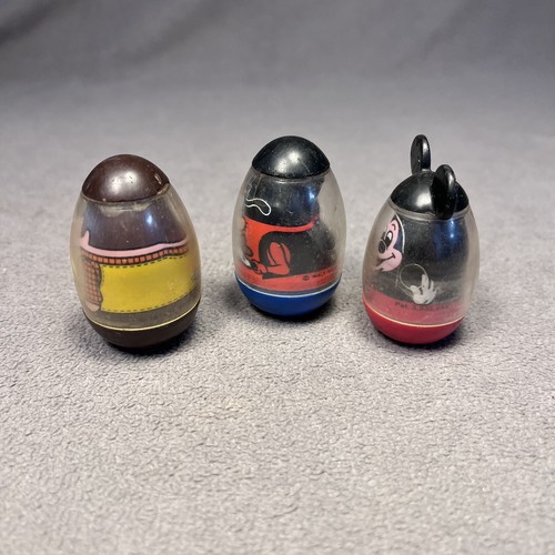 Vtg Hasbro Disney MIKEY MOUSE Goofy Clubhouse Haunted Fig Weebles Wobble Lot 3 - Picture 2 of 3