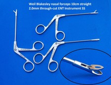 Pince Nasale Weil Blakesley 11,5cm Droite 2,0mm | Instrument ENT Neuf | Atraumatique Et Verrouillable