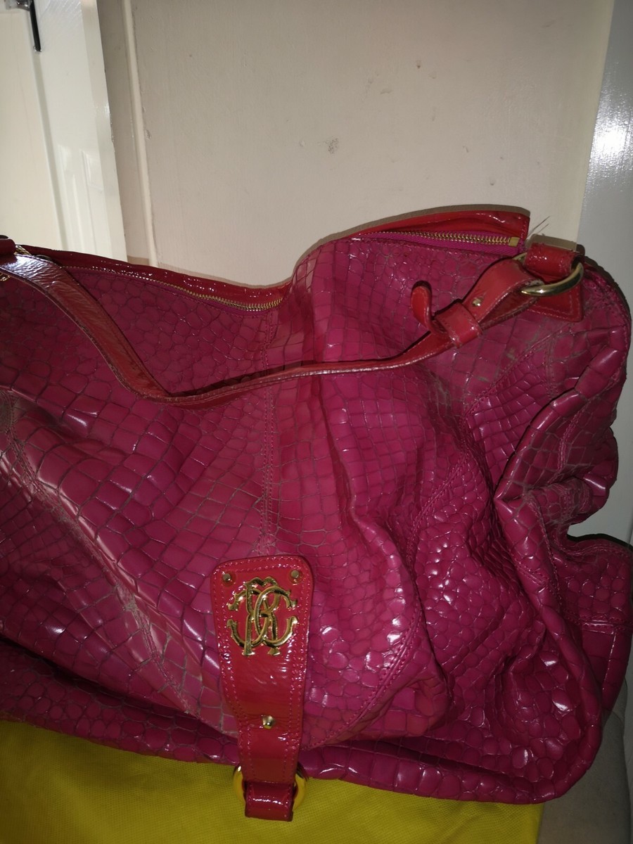 Roberto cavalli ladies pink handbag UK
