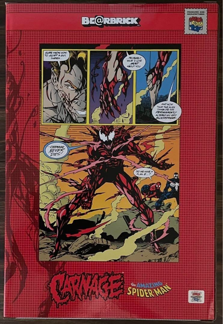 キャラクターグッズ BE@RBRICK - BE@RBRICK CARNAGE SPIDER-MAN BEN REILLY BE@RBRICK CARNAGE SPIDER-MAN BEN REILLY