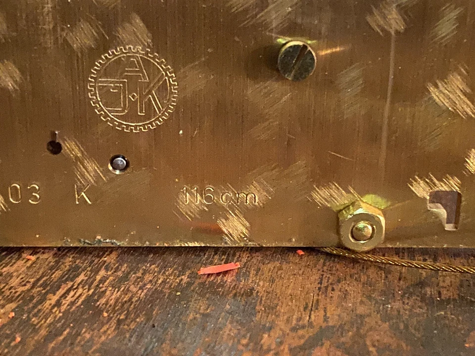 Механизм Kieninger KSU 116 см для 9 колоколов... новый из старых запасов! - Изображение 4 из 4