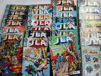 27x Comic DC - JLA (verschiedene Nummern, fast durchgehend, ab Nr. 1) - TOP