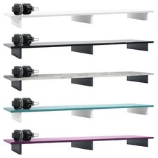 TV Aufsatz Fernsehkonsole Monitor Erhöhung Ständer Game - Hochglanz & Naturtöne