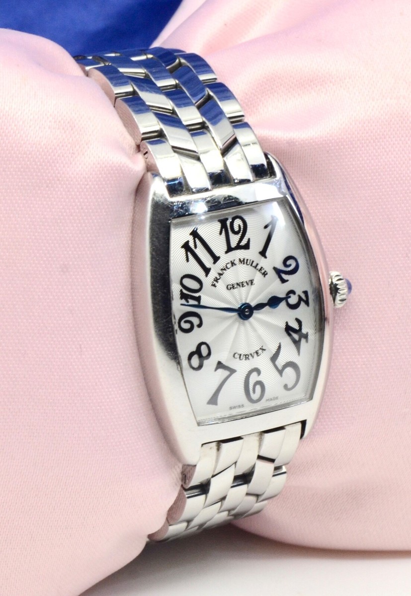 Ladies' Franck Muller Geneve Curvex Stainless Steel watch Ref.1752