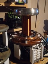 Tabletop Large Handmade DRSSTC Tesla Coil