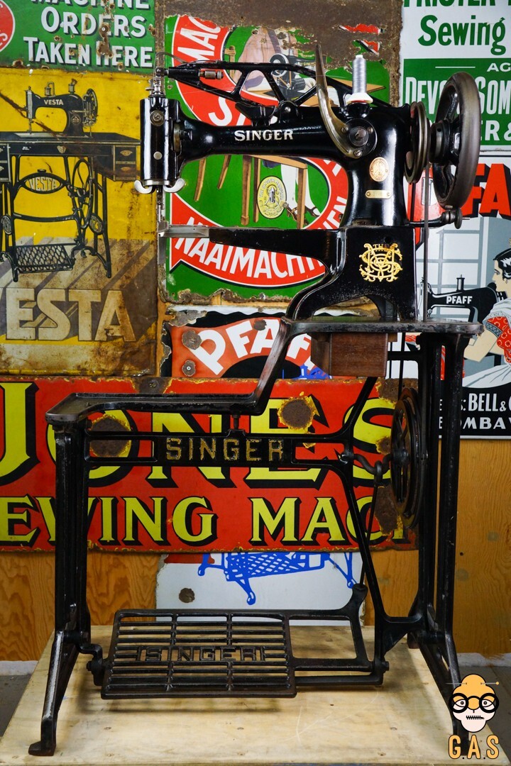 Singer 29k Cobbler Patcher Leather Sewing Machine + Stand eBay