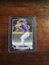 2022 TOPPS UPDATE BLACK PARALLEL CHAD KUHL 54/71 SSP SP US71 COLORADO ROCKIES