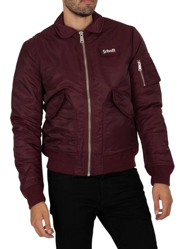 bomber jacket red