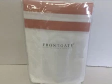 4 Frontgate Hamptons Stripe Kitchen Dining Table Mats Placemats Blush 14"x20"