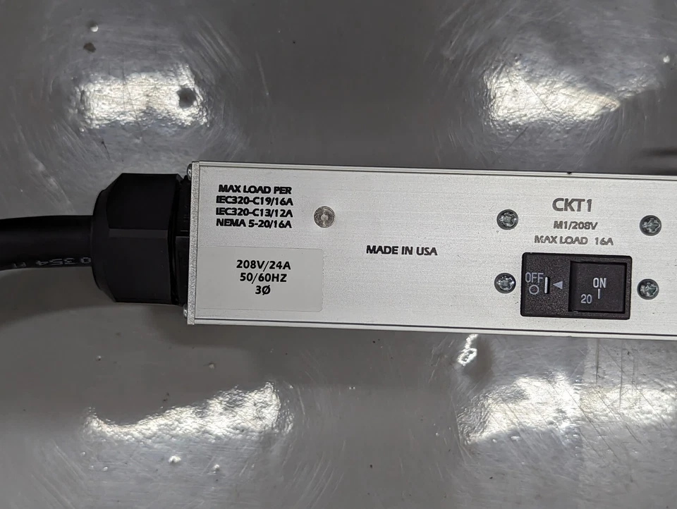 24A BayTech IIII Rack PDU MRP11 120/280V - Image 4 of 4