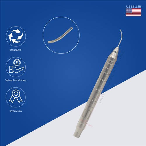 Irrigating handpiece Conical Tip, Irrigating port 2 x 0.5 mm, 21 ga, SS - Picture 2 of 2