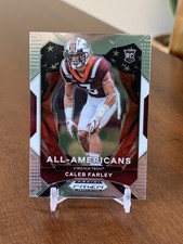 2021 Panini Prizm Draft Picks #198 Caleb Farley RC All-American Rookie