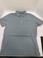 Mens Travis Mathew Golf Short Sleeve Polo Gray 2XL