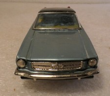 JAPAN BANDAI TIN LITHO BATTERY OPERATED 1960'S FORD MUSTANG MUSCLE CAR