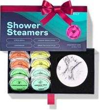 Shower Steamers Aromatherapy  Stone Tray - 8 Pack Bombs for Blue