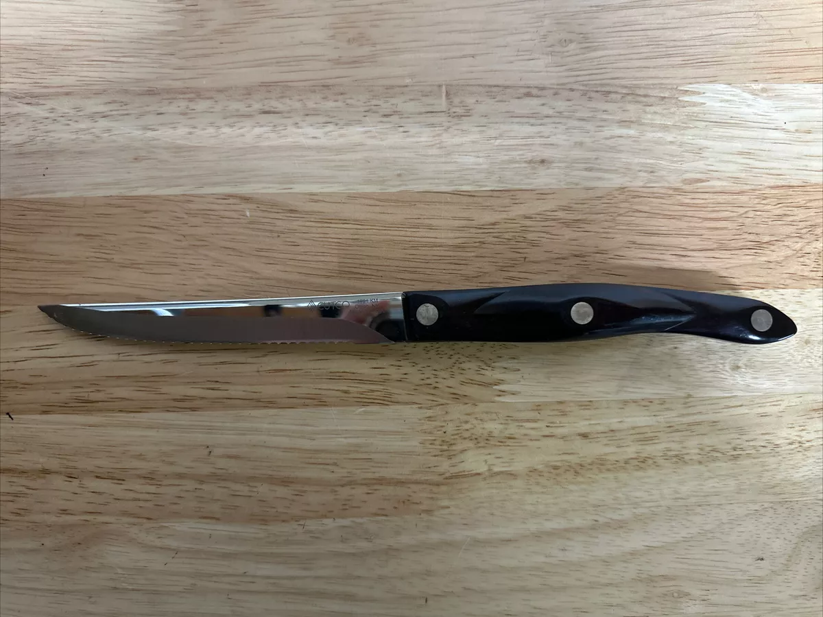 CUTCO Serrated 1721 KM Trimmer Knife Classic Brown handle 10