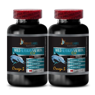 brain function energy supplement - WILD ALASKAN SALMON OIL - fish oil omega 3 2B