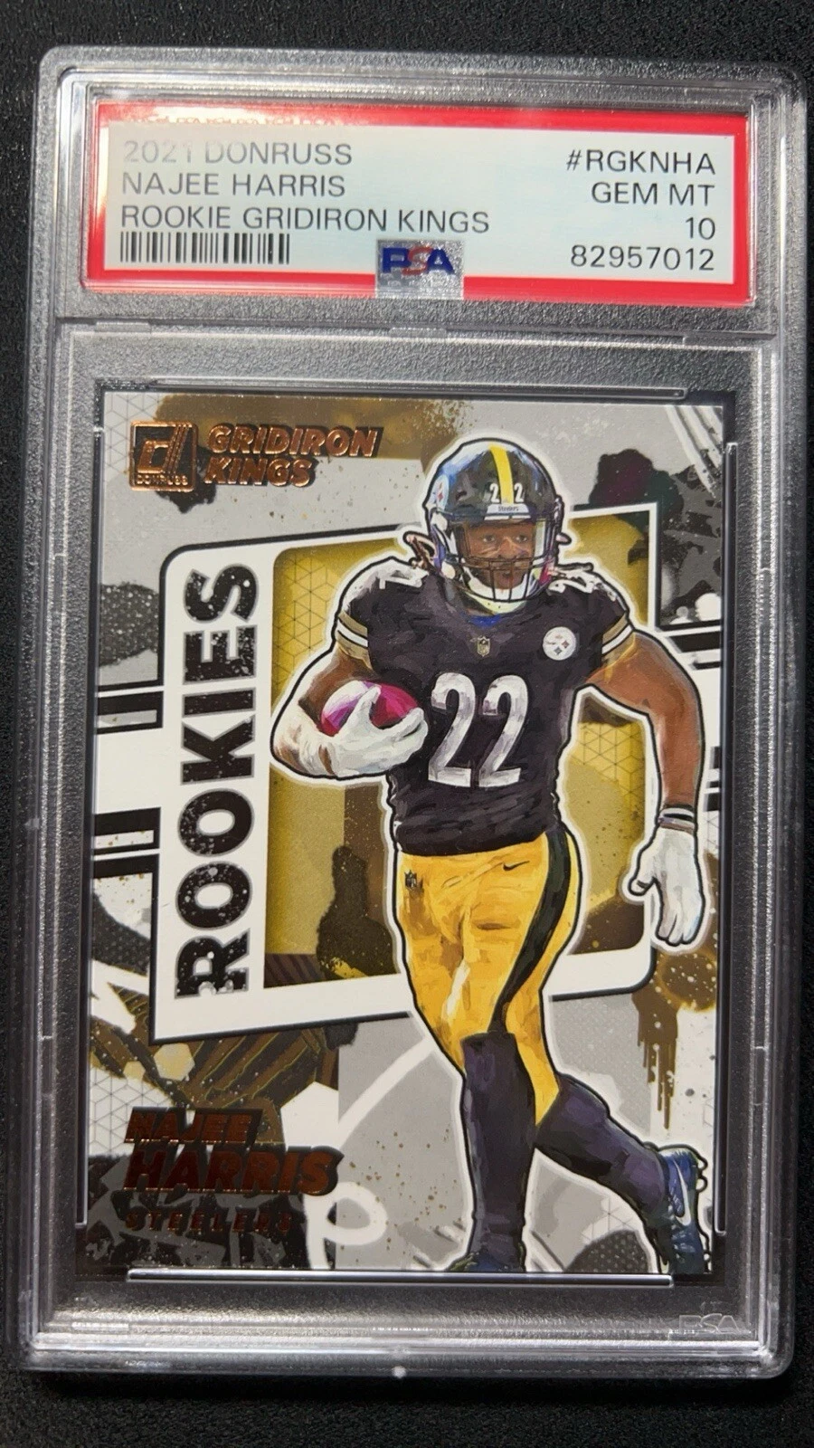 Najee Harris Panini Donruss Rookie Gridiron Kings #RGKNHA Base