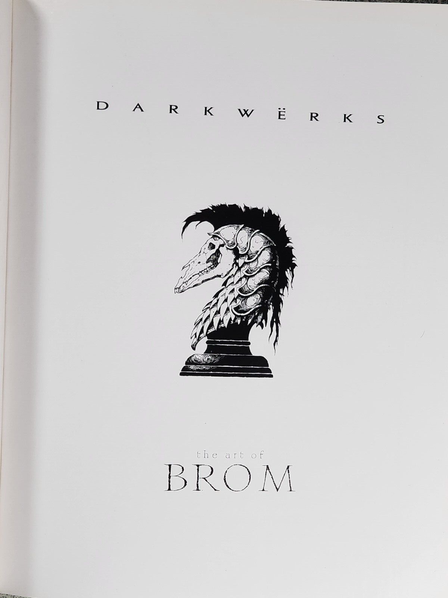 Art of Brom: The Darkwerks by Gerald Brom (1997, Trade Paperback