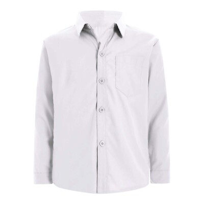 Kids Boys Shirt Long Sleeve Top Ceremony T-shirts Graduation Tank Tops Cotton Kids Boys Shirt Long Sleeve Top Ceremony T-shirts Graduation Tank Tops Cotton