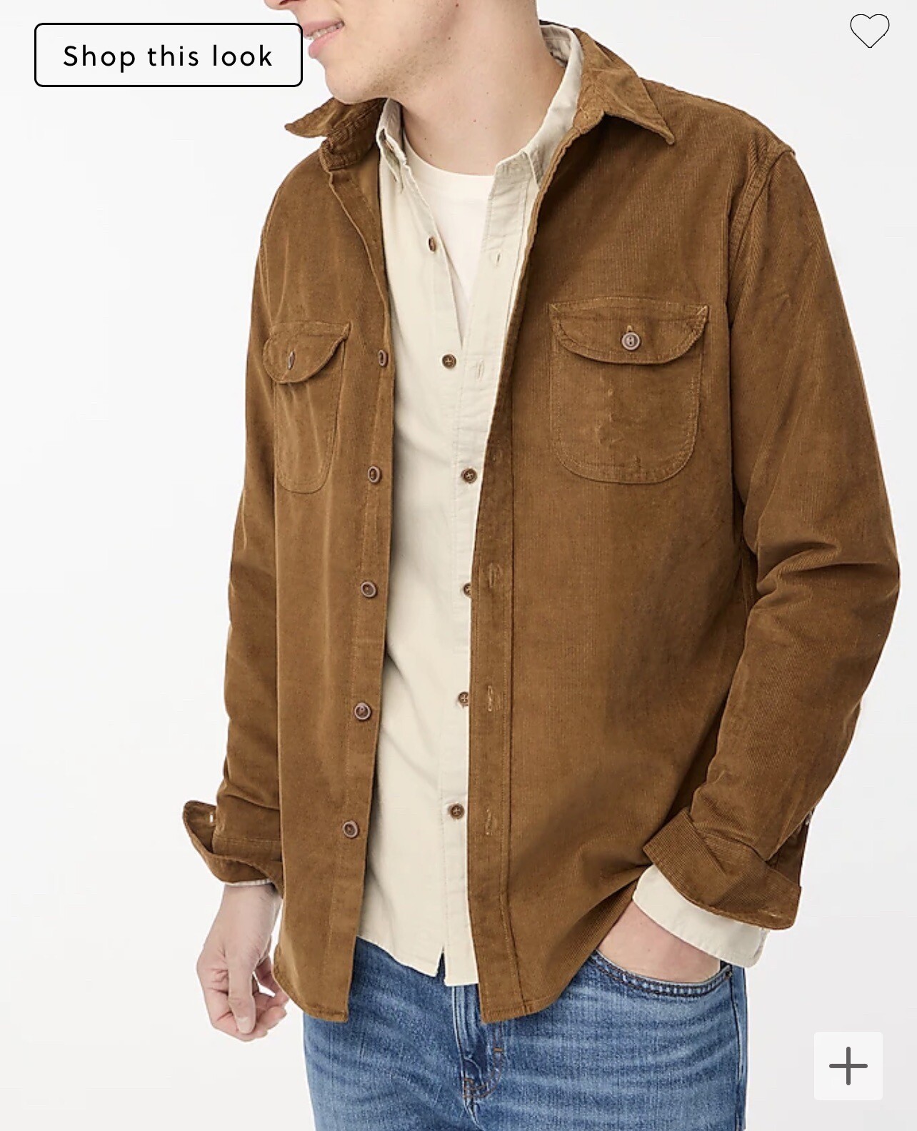 J Crew Men’s Classic Corduroy Work Shirt Size Large eBay