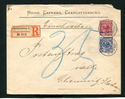 Dt. Rich - Reko '' Charlottenburg - 2 '' Di 1897 (#2829)