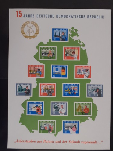 DDR 1964 - Block 19 - 15 Jahre DDR - postfrisch