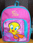 NEW WITH TAG VINTAGE 1990's TWEETY WARNER BROS  12" X 16"  PINK  BACKPACK